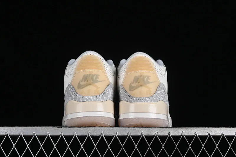 All categories Air Jordan Jordan series basketball shoes Air Jordan 3 C version Air Jordan 3 "Craft Ivory" AJ3 Joe 3 ivory white full first layer FJ9479-100